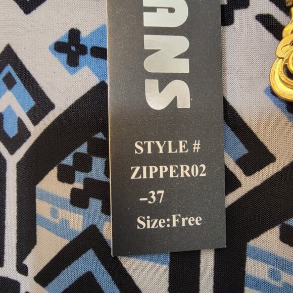 NEW‎ Fancy Fans Leggings Stretch Pants Colorful Womens S/M New With Tags - Picture 3 of 6